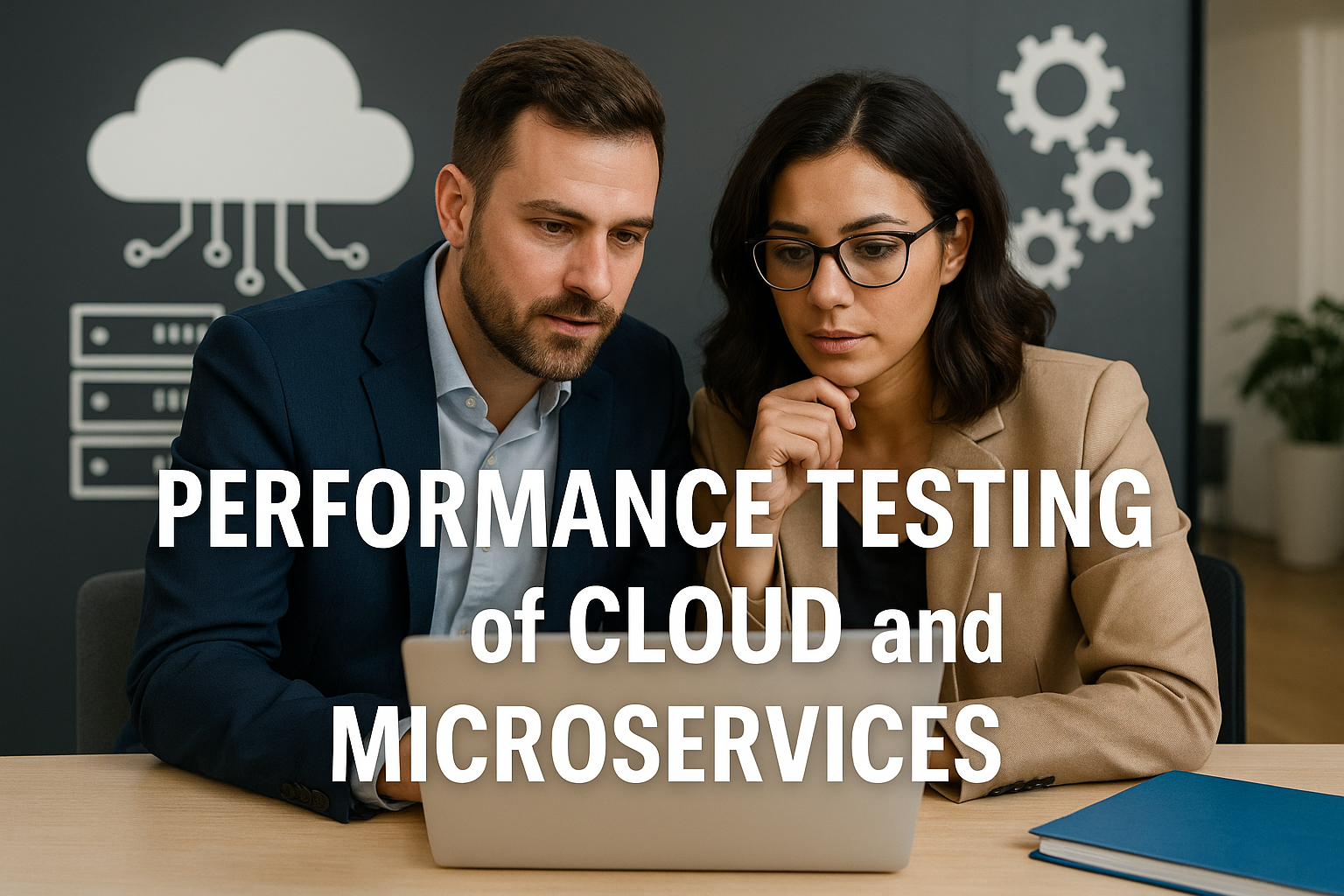 QA team working on performance testing for cloud applications and micro services ensuring scalability and CX