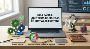 Guía básica sobre los diferentes tipos de pruebas de software para asegurar la calidad de una aplicación.