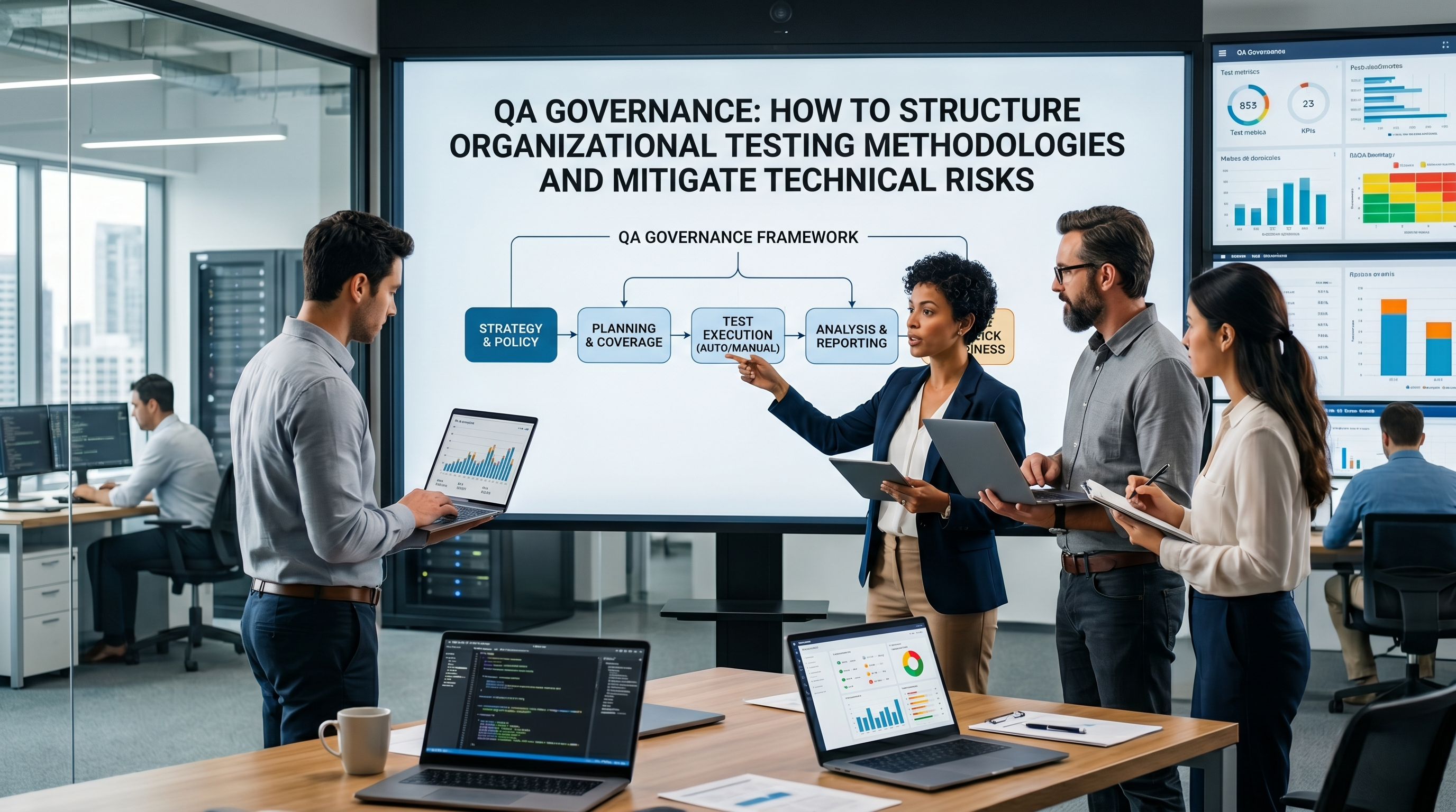 QA Governance and structured software testing methodologies